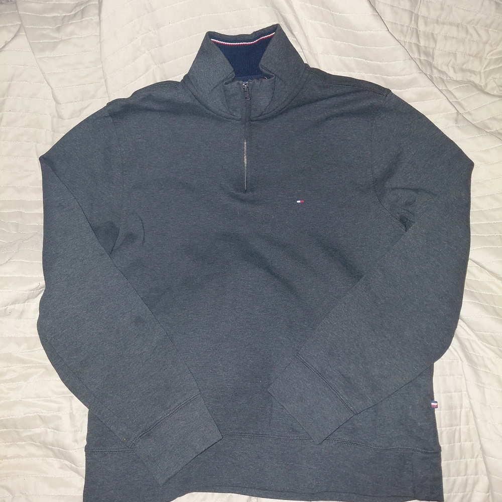 Tommy Hilfiger Dark Gray 1/4 Zip Pullover